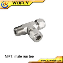 compressed NPT BSP threaded natural gas pipe fittings tee